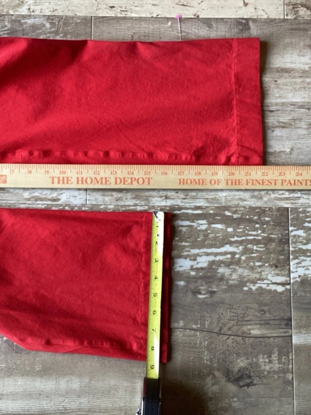 SPANX Red On The Go Crop Wide Leg Stretch Twill Pants Women’s Medium - Picture 8 of 8